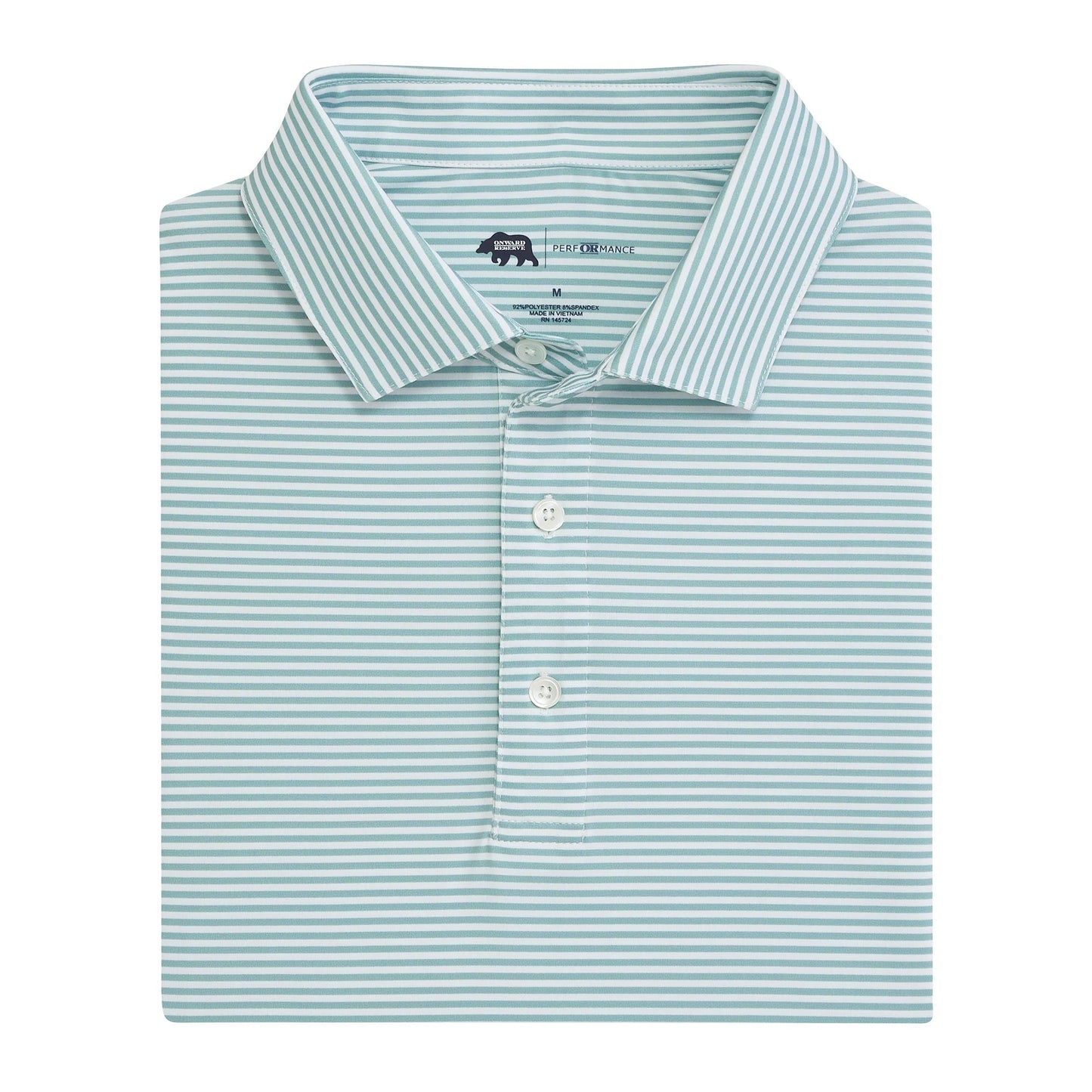 ONWARD RESERVE Echo Stripe Performance Polo