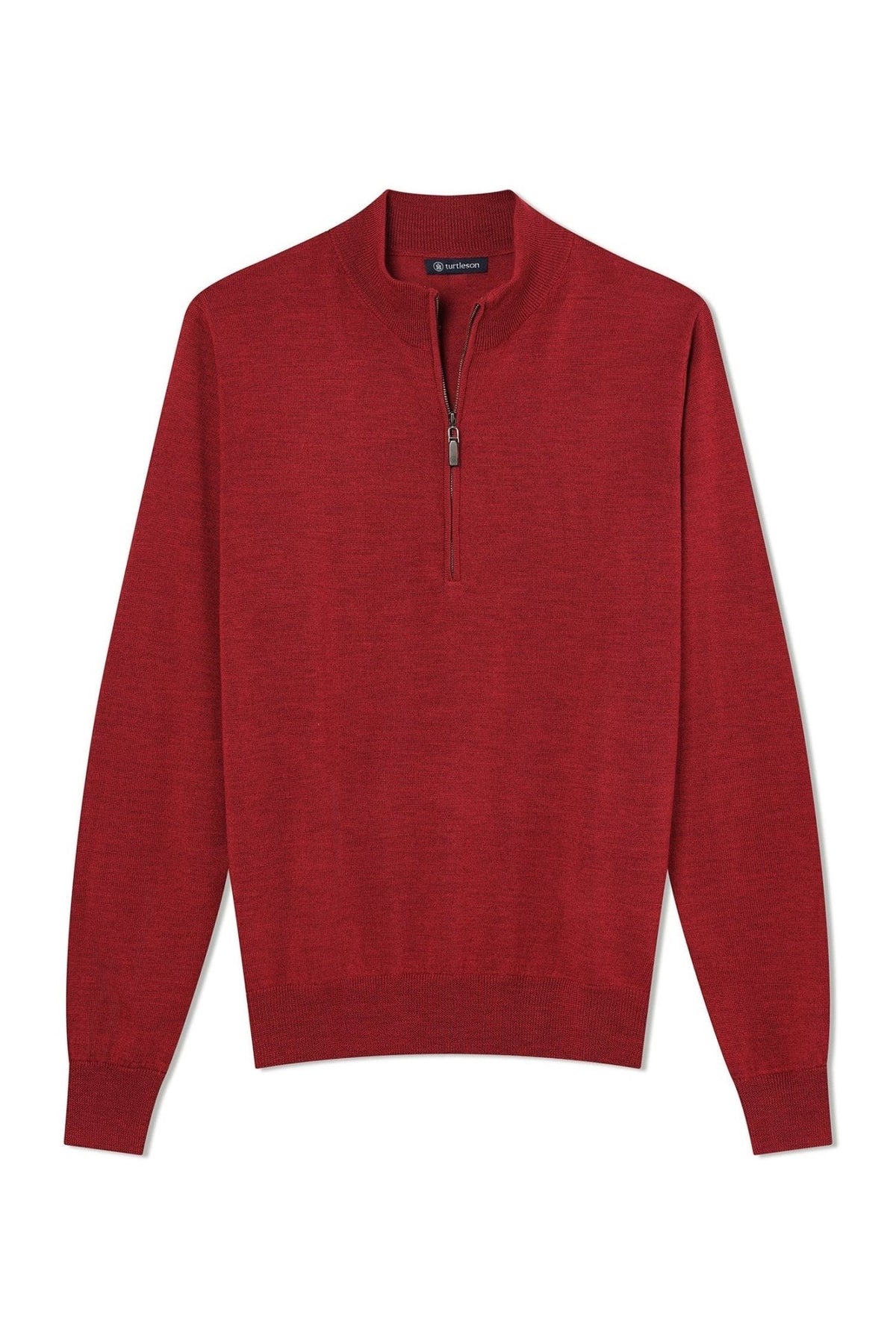 Turtleson Marshall Extra Fine Merino Wool 1/4 Zip Sweater