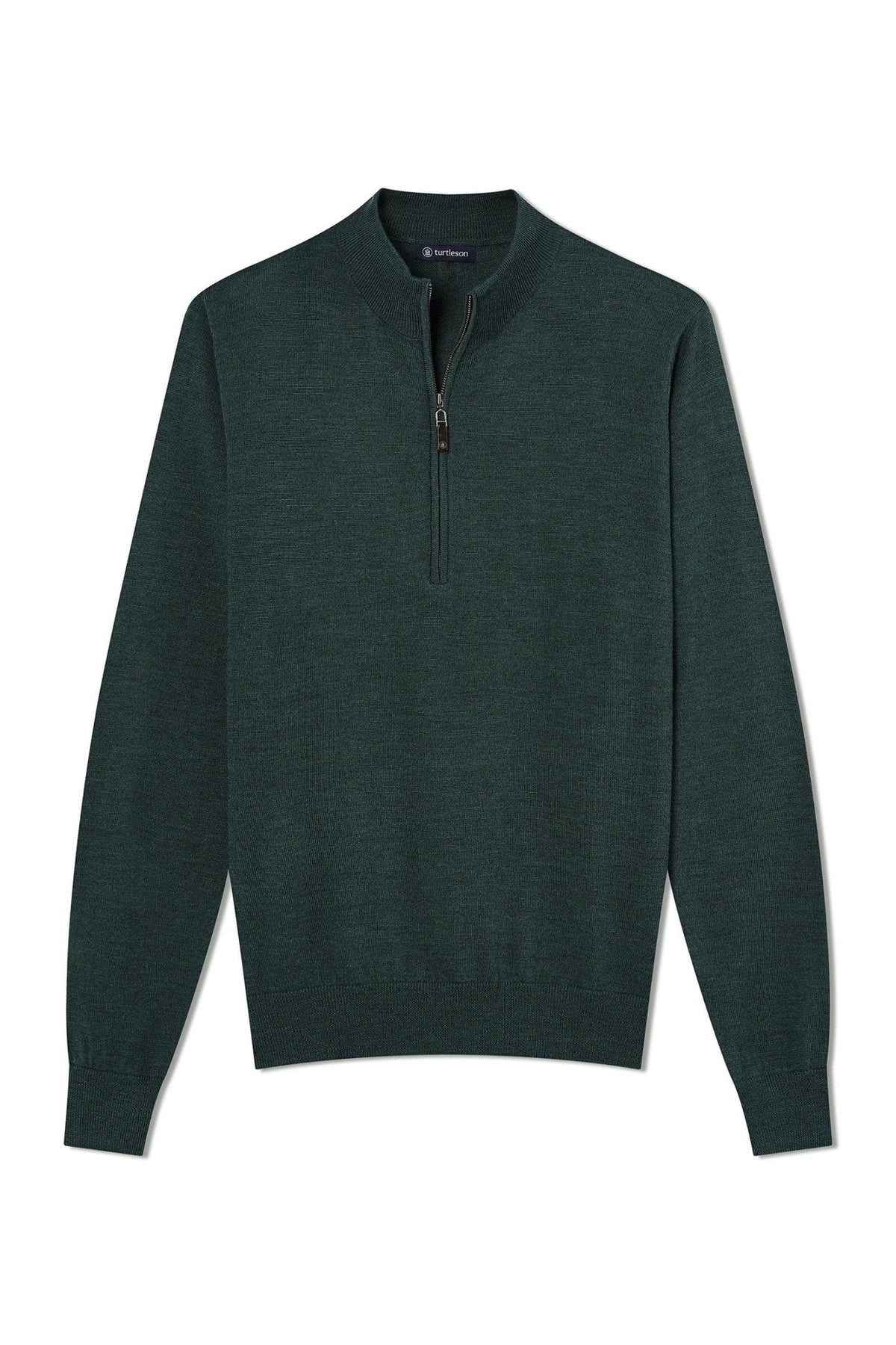 Turtleson Marshall Extra Fine Merino Wool 1/4 Zip Sweater