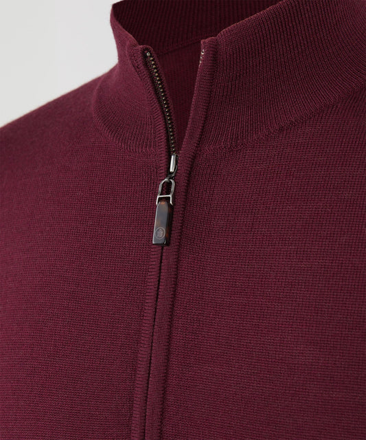Turtleson Marshall Extra Fine Merino Wool 1/4 Zip Sweater