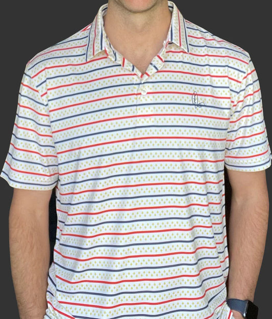 Alon Nola Flag Men's Performance Polo