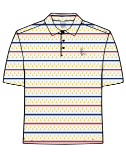 Alon Nola Flag Men's Performance Polo