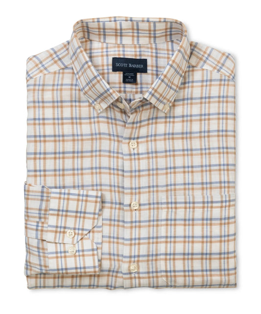 Scott Barber Coastal Linen Plaid