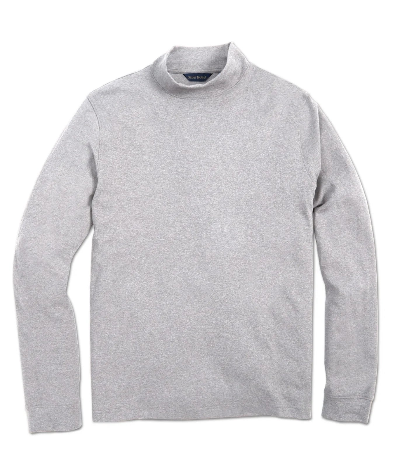 Scott Barber Pima Interlock Mock Turtleneck