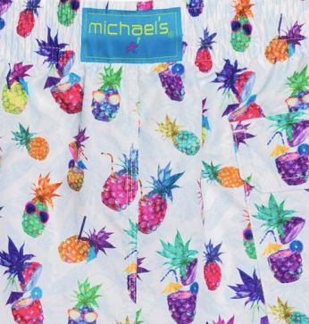 Michael's Swimwear Funky Pineapples