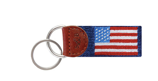 SMATHERS & BRANSON American Flag Key Fob (Classic Navy)