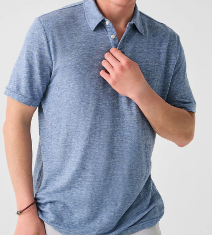 Faherty Short Sleeve Laguna Polo