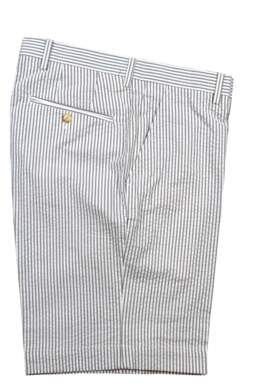 BERLE Cotton Seersucker Short (Grey)