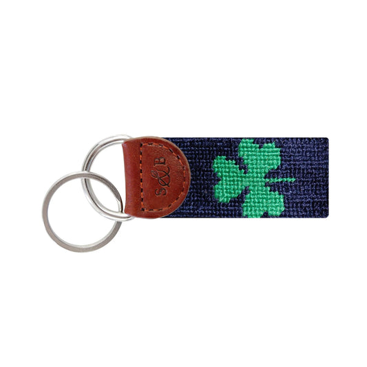 SMATHERS & BRANSON Shamrock Key Fob (Dark Navy)