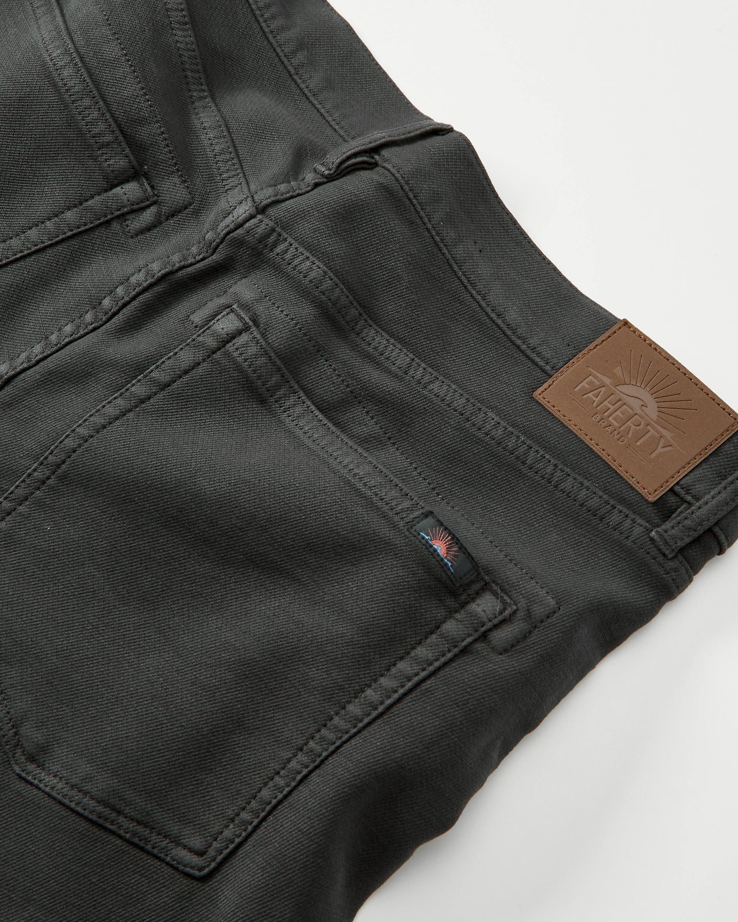 Faherty Stretch Terry 5 Pocket Pant (Onyx) CF