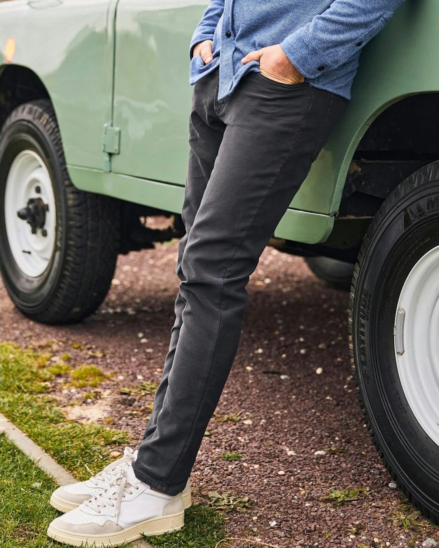 Faherty Stretch Terry 5 Pocket Pant (Onyx) CF