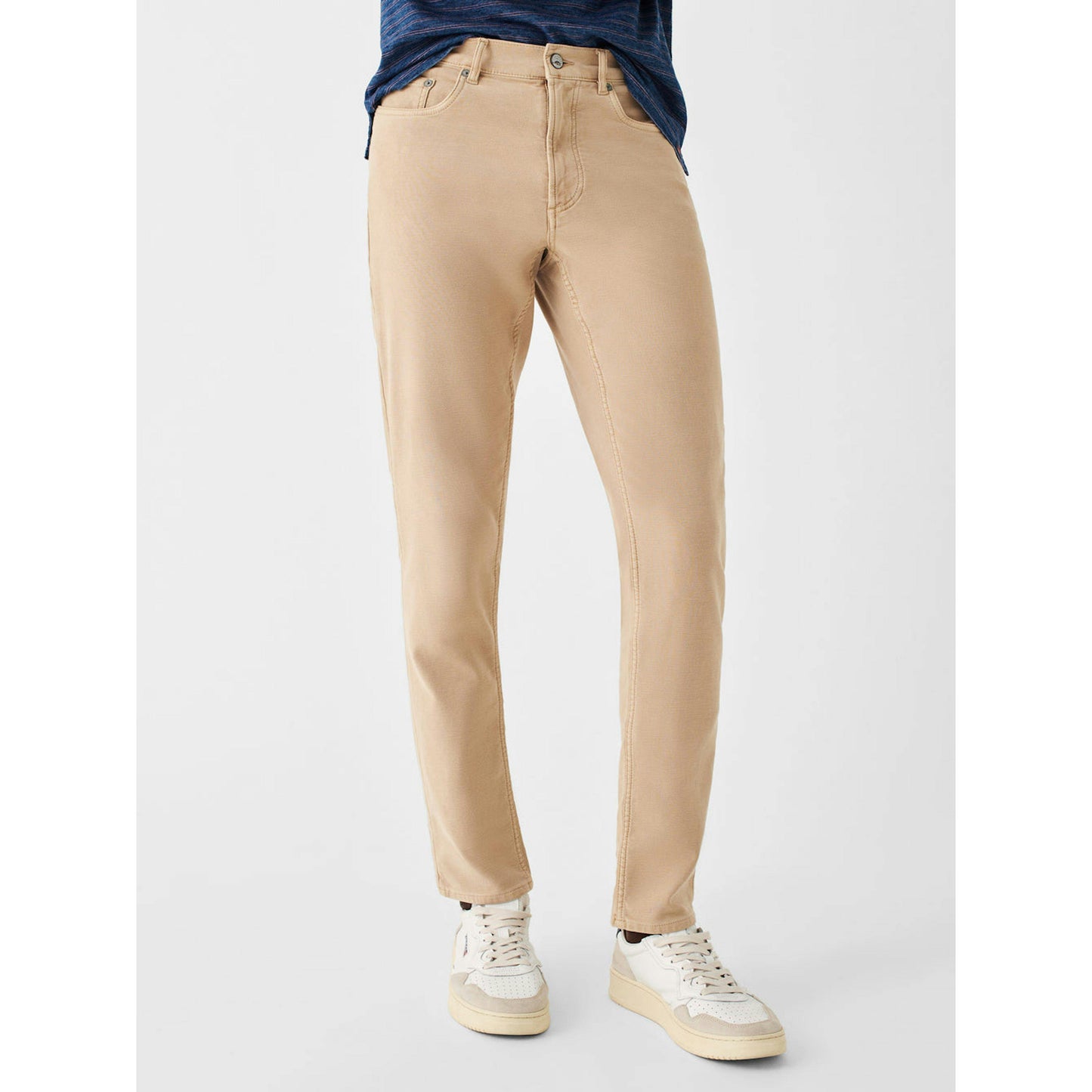 Faherty Stretch Terry 5 Pocket Pant (Desert Khaki) CF