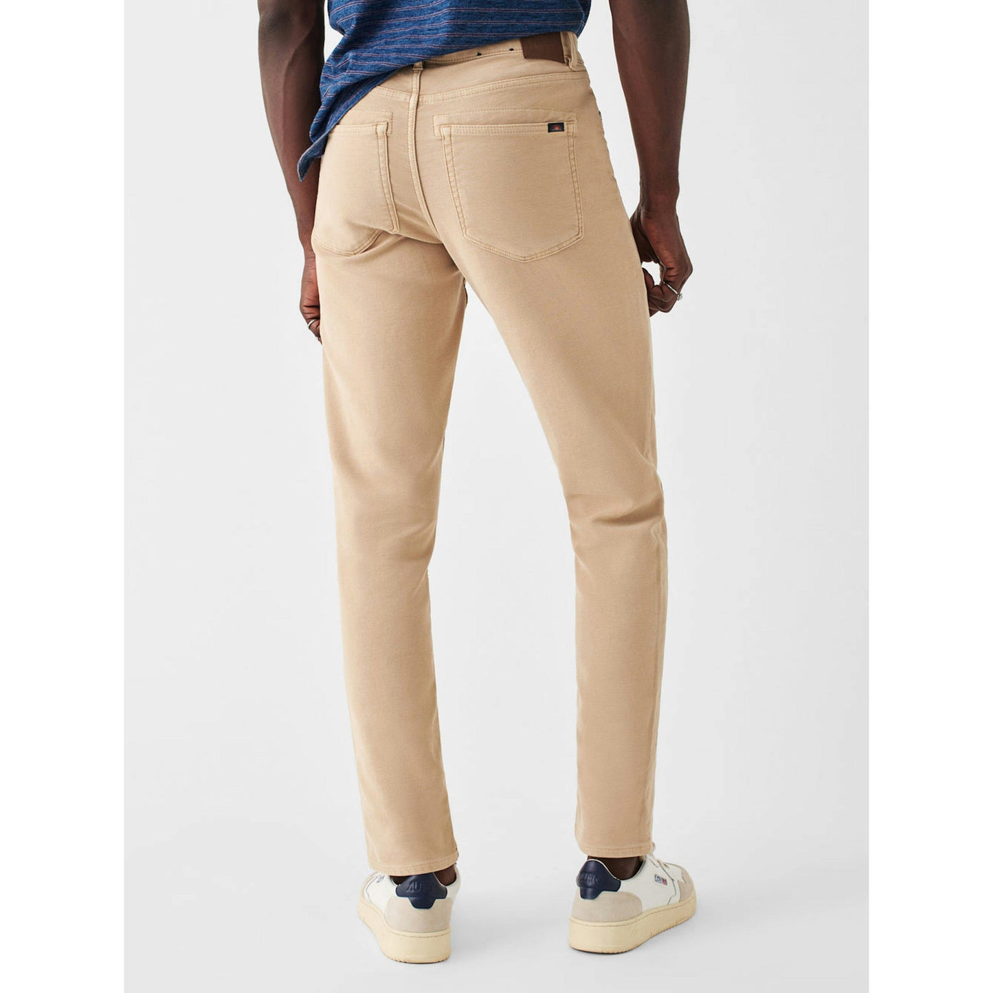 Faherty Stretch Terry 5 Pocket Pant (Desert Khaki) CF