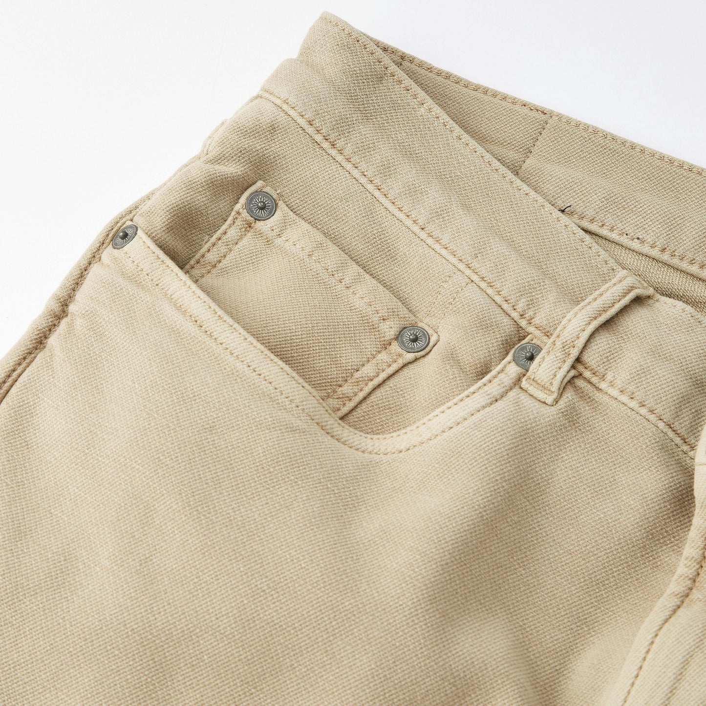 Faherty Stretch Terry 5 Pocket Pant (Desert Khaki) CF