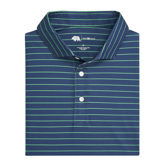 Tourney Stripe Performance Pique Polo (Naval Academy)
