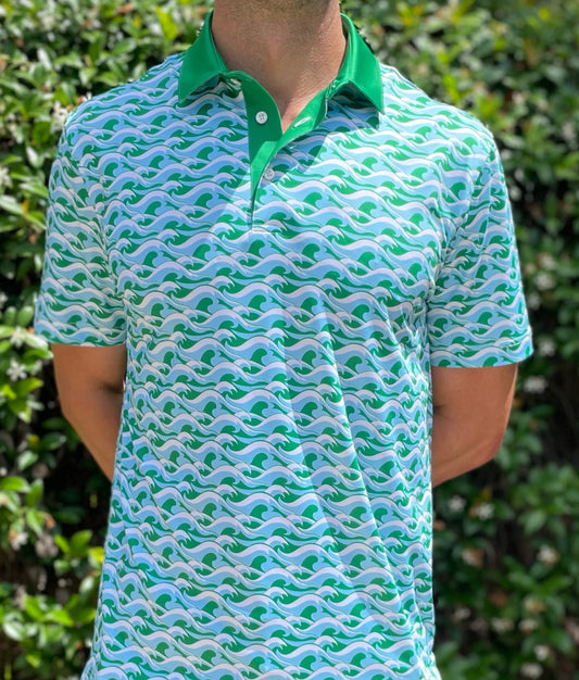 Alon Wave Men's Performance Button Down