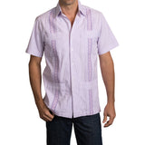 Paris Texas Co Carmel Classic Guayabera - Lavender
