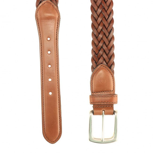 T.B. Phelps Maxwell Braided Leather Belt